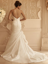 Load image into Gallery viewer, Casablanca Strapless Trumpet Bridal Gown 2106, Ivory Size 4 and 6

