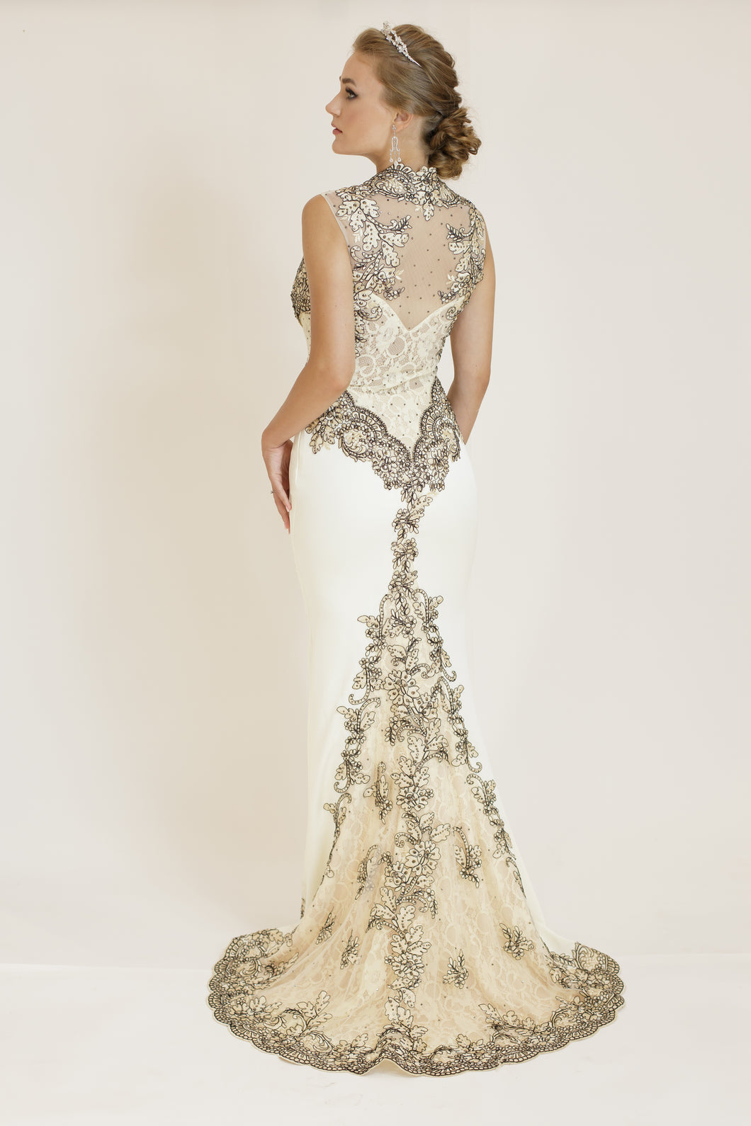 Evening Gown, Prom Dress, Wedding dress, Ivory size